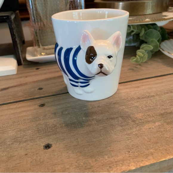 Porcelain~bulldog~French bulldog~Boston terrier~farmhouse~pets~dogs~Bohemian - Picture 1 of 8